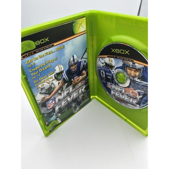 Microsoft Xbox Live NFL Fever 2003 Sports Simulation Video Game - Picture 2 of 9